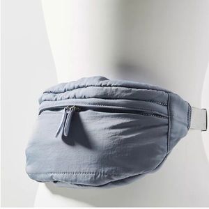 Anthropologie Kumo Belt Bag - Slate Blue